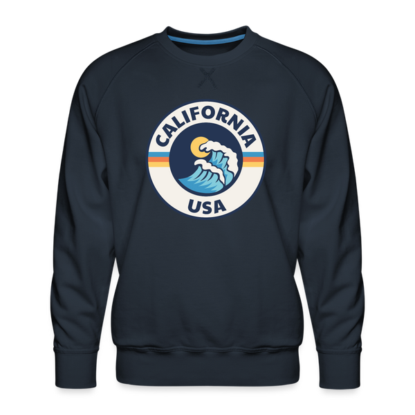 Premium California Sweatshirt - Men's Sweatshirt - navy