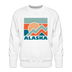 Premium Alaska Sweatshirt - Men's Sweatshirt - white