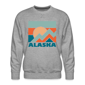 Premium Alaska Sweatshirt - Men's Sweatshirt - heather grey
