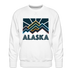 Premium Alaska Sweatshirt - Men's Sweatshirt - white