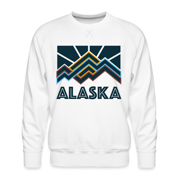 Premium Alaska Sweatshirt - Men's Sweatshirt - white