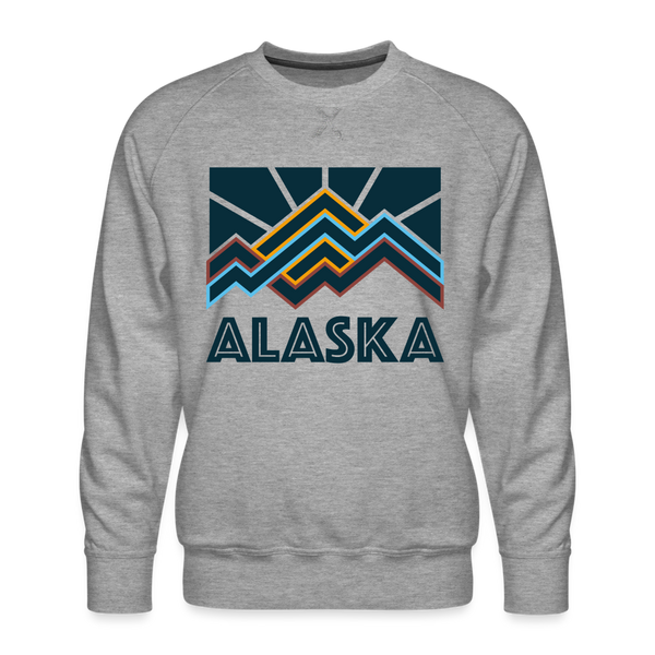 Premium Alaska Sweatshirt - Men's Sweatshirt - heather grey