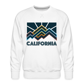 Premium California Sweatshirt - Men's Sweatshirt - white