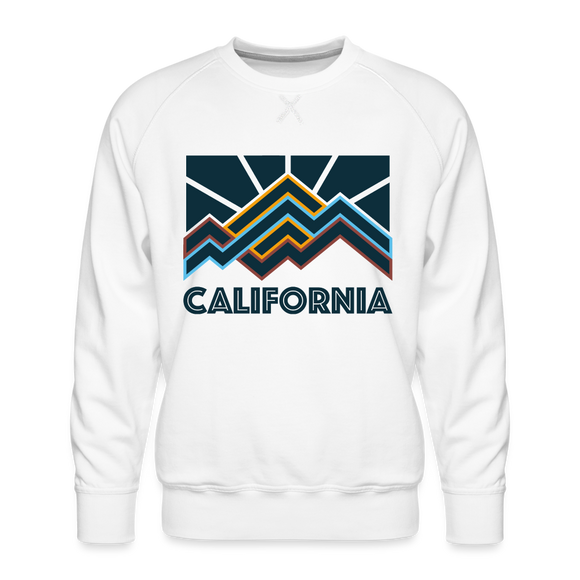 Premium California Sweatshirt - Men's Sweatshirt - white