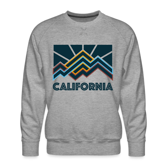 Premium California Sweatshirt - Men's Sweatshirt - heather grey