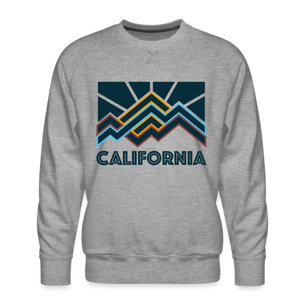 Premium California Sweatshirt - Men's Sweatshirt - heather grey