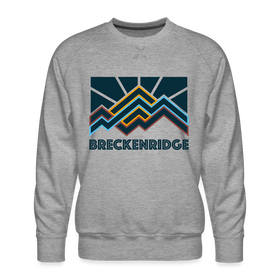 Premium Breckenridge Sweatshirt - Men's Colorado Sweatshirt - heather grey