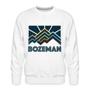 Premium Bozeman Sweatshirt - Men's Montana Sweatshirt - white