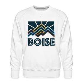 Premium Boise Sweatshirt - Men's Idaho Sweatshirt - white