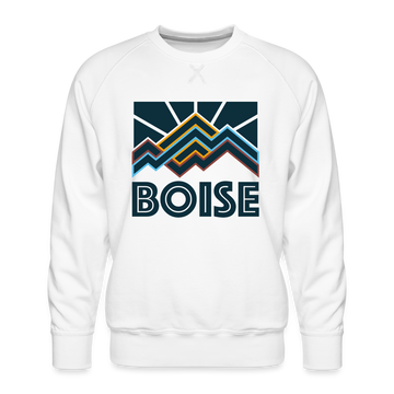 Premium Boise Sweatshirt - Men's Idaho Sweatshirt - white