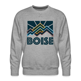 Premium Boise Sweatshirt - Men's Idaho Sweatshirt - heather grey