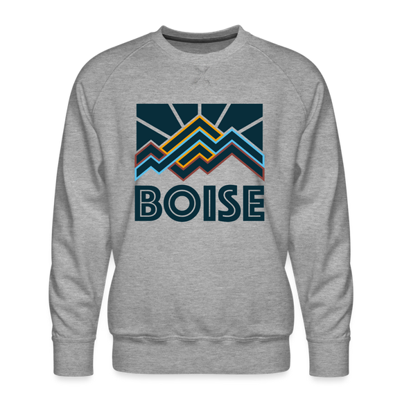 Premium Boise Sweatshirt - Men's Idaho Sweatshirt - heather grey