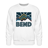 Premium Bend Sweatshirt - Men's Oregon Sweatshirt - white