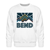 Premium Bend Sweatshirt - Men's Oregon Sweatshirt - white