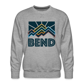 Premium Bend Sweatshirt - Men's Oregon Sweatshirt - heather grey