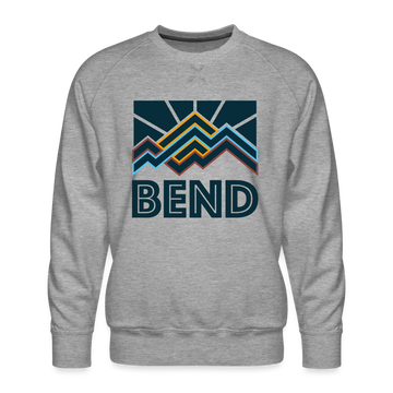 Premium Bend Sweatshirt - Men's Oregon Sweatshirt - heather grey