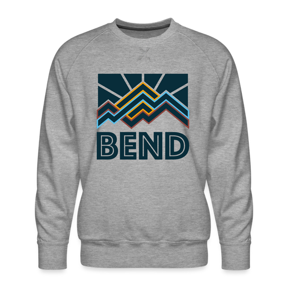 Premium Bend Sweatshirt - Men's Oregon Sweatshirt - heather grey