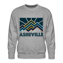 Premium Asheville Sweatshirt - Men's North Carolina Sweatshirt - heather grey