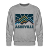 Premium Asheville Sweatshirt - Men's North Carolina Sweatshirt - heather grey