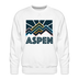 Premium Aspen Sweatshirt - Men's Colorado Sweatshirt - white