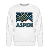 Premium Aspen Sweatshirt - Men's Colorado Sweatshirt - white