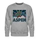 Premium Aspen Sweatshirt - Men's Colorado Sweatshirt - heather grey