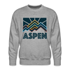 Premium Aspen Sweatshirt - Men's Colorado Sweatshirt - heather grey