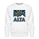 Premium Alta Sweatshirt - Men's Utah Sweatshirt - white