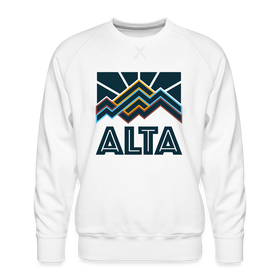 Premium Alta Sweatshirt - Men's Utah Sweatshirt - white