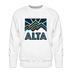 Premium Alta Sweatshirt - Men's Utah Sweatshirt - white