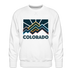 Premium Colorado Sweatshirt - Men's Sweatshirt - white