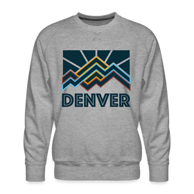 Premium Denver Sweatshirt - Men's Colorado Sweatshirt - heather grey
