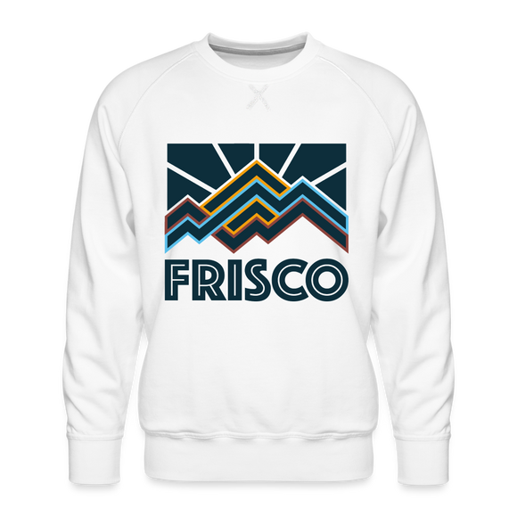 Premium Frisco Sweatshirt - Men's Colorado Sweatshirt - white