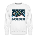 Premium Golden Sweatshirt - Men's Colorado Sweatshirt - white