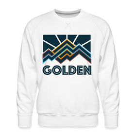 Premium Golden Sweatshirt - Men's Colorado Sweatshirt - white