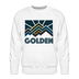 Premium Golden Sweatshirt - Men's Colorado Sweatshirt - white