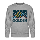 Premium Golden Sweatshirt - Men's Colorado Sweatshirt - heather grey