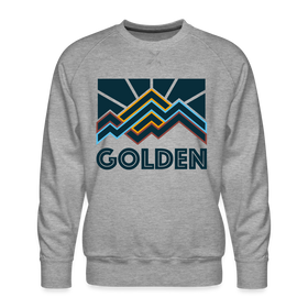 Premium Golden Sweatshirt - Men's Colorado Sweatshirt - heather grey