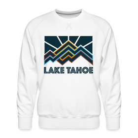 Premium Lake Tahoe Sweatshirt - Men's California Sweatshirt - white