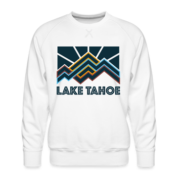 Premium Lake Tahoe Sweatshirt - Men's California Sweatshirt - white