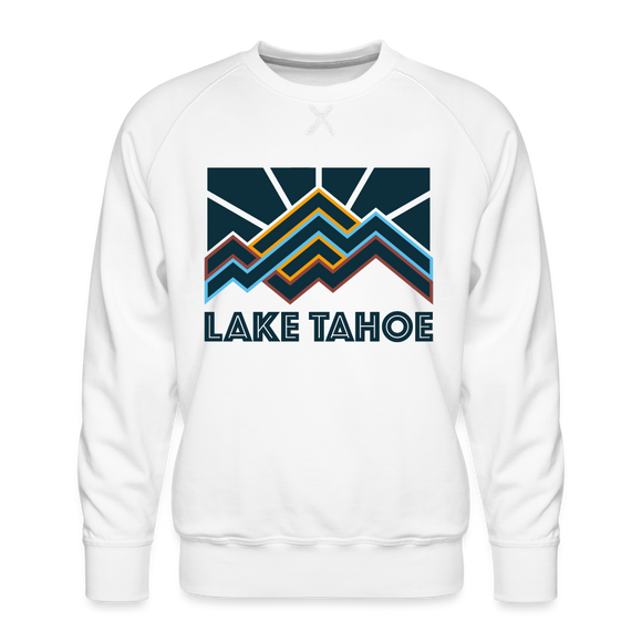 Premium Lake Tahoe Sweatshirt - Men's California Sweatshirt - white
