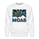 Premium Moab Sweatshirt - Men's Utah Sweatshirt - white
