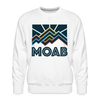 Premium Moab Sweatshirt - Men's Utah Sweatshirt - white