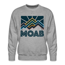 Premium Moab Sweatshirt - Men's Utah Sweatshirt - heather grey