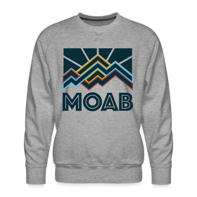 Premium Moab Sweatshirt - Men's Utah Sweatshirt - heather grey