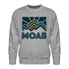 Premium Moab Sweatshirt - Men's Utah Sweatshirt - heather grey