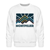 Premium Montpelier Sweatshirt - Men's Vermont Sweatshirt - white