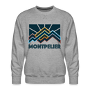 Premium Montpelier Sweatshirt - Men's Vermont Sweatshirt - heather grey