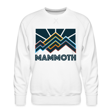 Premium Mammoth Sweatshirt - Men's California Sweatshirt - white
