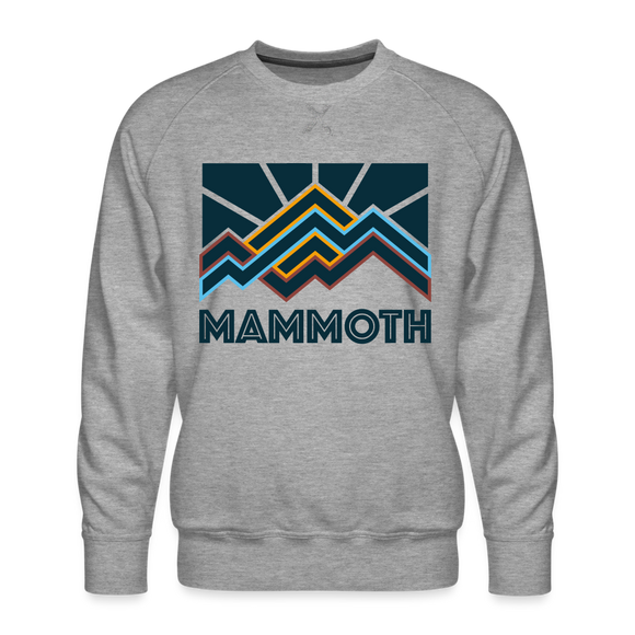 Premium Mammoth Sweatshirt - Men's California Sweatshirt - heather grey